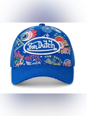 Von Dutch JAX BLUE TRUCKER HAT